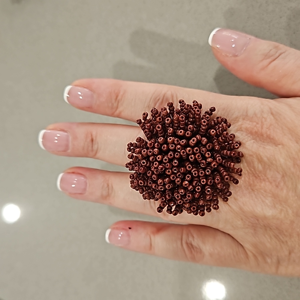 Fun beaded ring